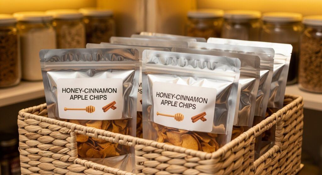 🍎 Freeze-Dried Honey-Cinnamon Apple Chips