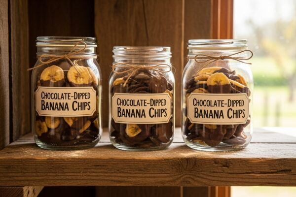 🍫 Freeze-Dried Chocolate-Dipped Banana Chips