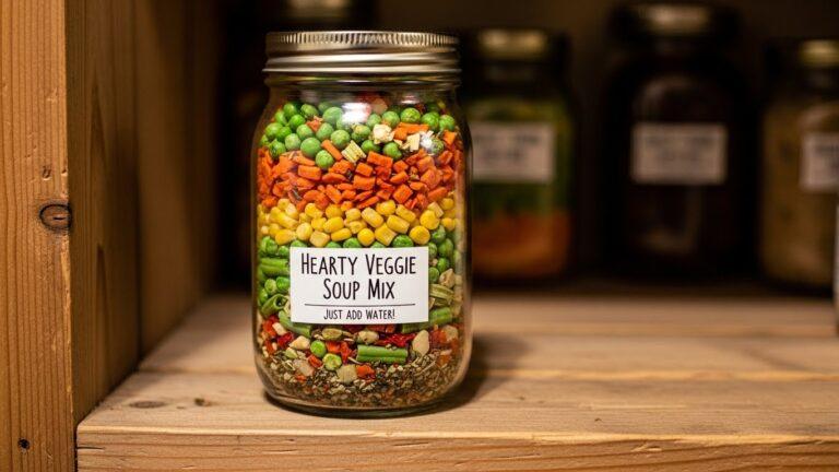 Freeze-Dried Garden Vegetable Soup Mix (Long-Term Pantry Staple)